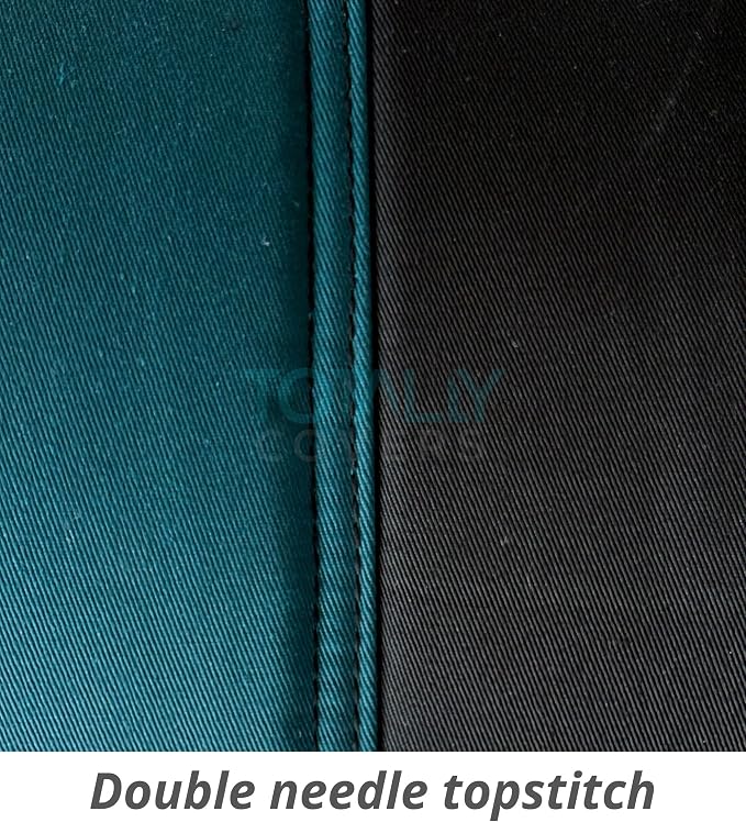 Totally Covers Compatible with 1990-2000 Mazda MX-5 Miata Seat Covers: Black and Teal (22 Colors) Bucket
