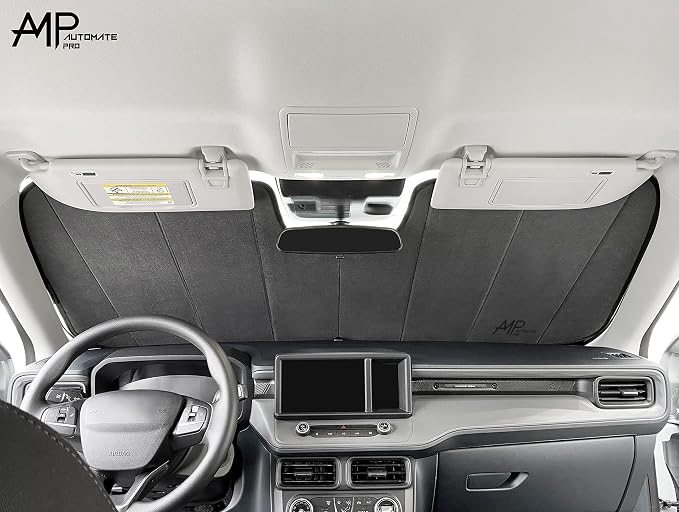 Custom Fit Windshield Foldable Sunshade for 2021 2022 2023 2024 2025 2026 BMW 4 Series 4-Series Coupe Convertible (Not for Gran Coupe), Compact Block UV Rays Visor Protector Folding Dual-Purpose