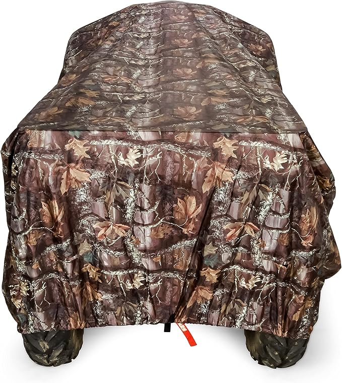 Black Boar ATV Cover - Features Waterproof Polyurethane Coating for Protection Against The Weather - Sewn-in Straps & Buckles - Jungle Camo, Extra Large Over 450cc (66021)