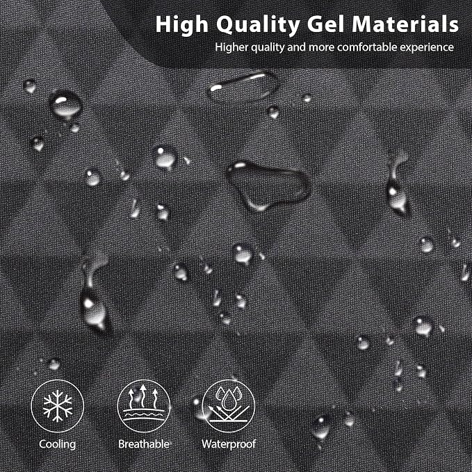 Outlet Leather Car Seat Covers Gel Wetsuit PU Front Seat Cover Waterproof EVA 2pcs All Weather Neoprene Universal Fit Pickup SUV Truck Sedan Automotive, Armrest Airbag Compatible, Rhombic Blue Strip