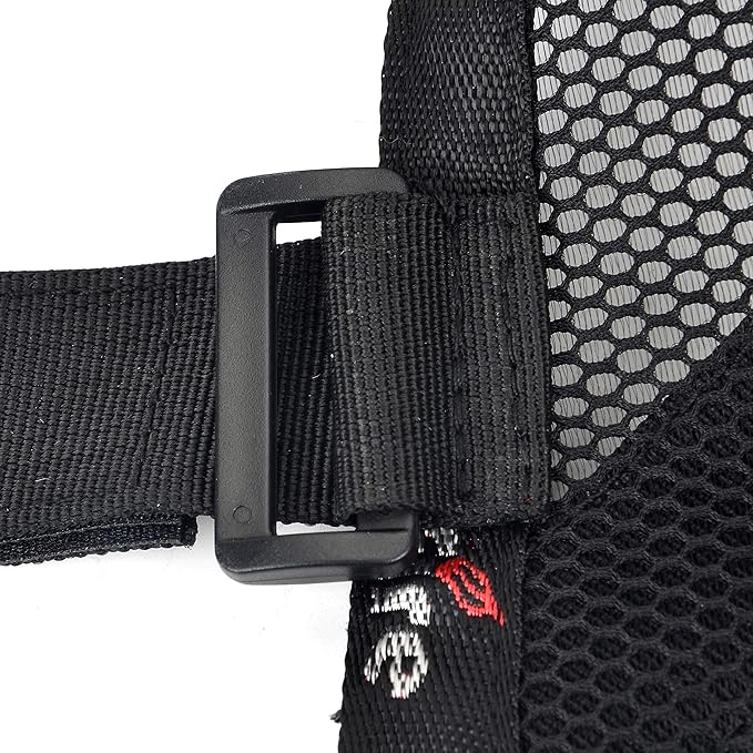 Goldfire Front Rear Window Wind Screen Shade Shield Cover Window Mesh Net Roll Cage Mesh Net Guard FIts for UTV Polaris RZR 570 800 1000 900 RZR XP Turbo 2015-2019, 2 Seater (Black)