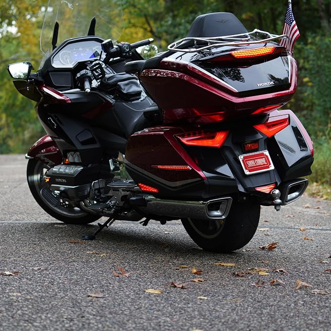 Marvel Lower Running and Brake Light LED Black for Goldwing GL1800 2018+ 52-972BK by Show Chrome