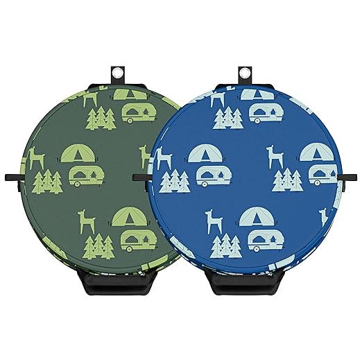 30 Gallon Collapsible Pop-Up Trash & Recycling Cans for RV's, Camping, Recycling, Yard Waste, Leaf Bag, Children Toy Bin (Trash & Recycling Cans)