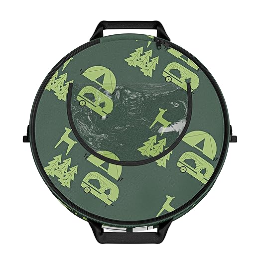 30 Gallon Collapsible Pop-Up Trash Can for RV's, Camping, Recycling, Yard Waste, Leaf Bag, Children Toy Bin (Trash Can)