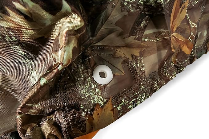 Black Boar UTV Cover - Features Waterproof Polyurethane Coating for Protection Against The Weather - Reinforced Grommets & Side Vents - Includes Storage Bag - Jungle Camo (66023)