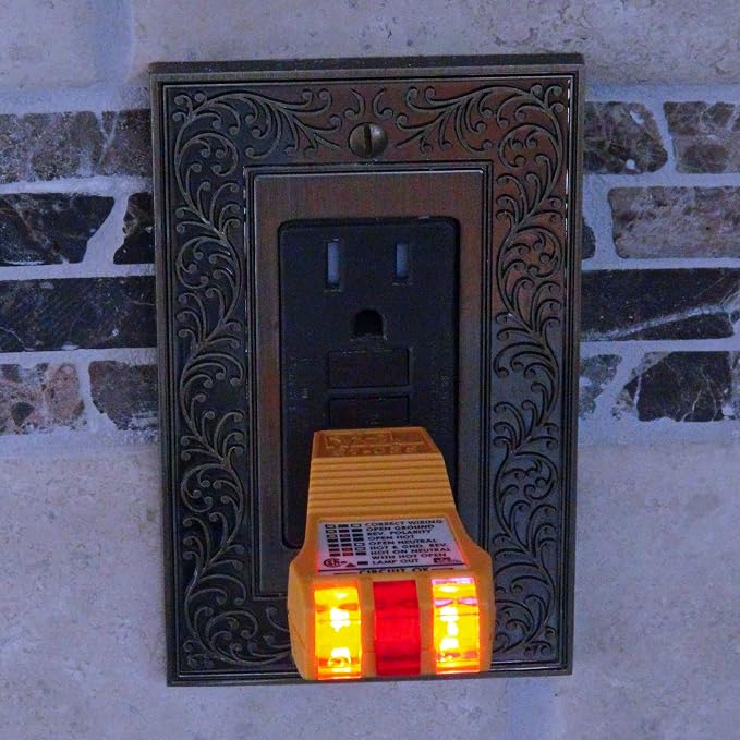 IDEAL INDUSTRIES INC. 61-035 E-Z Check Receptacle Tester, 120VAC