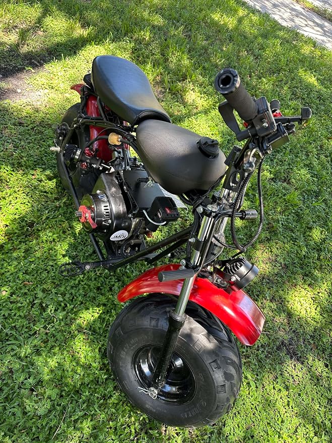 JMCHstore Black Real Gas Fuel Tank for Coleman CT200UEX Axis M200 Hisun HS200-3 Fake Tank Replacement 196cc Mini bike