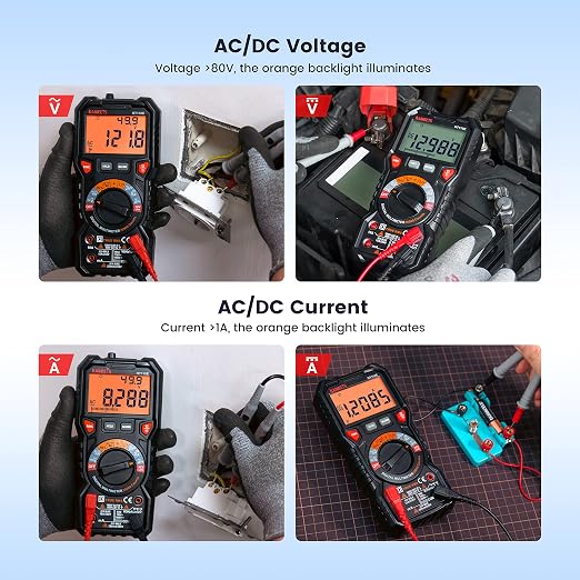 KAIWEETS HT118E Digital Multimeter and BB-100 Multimeter Case