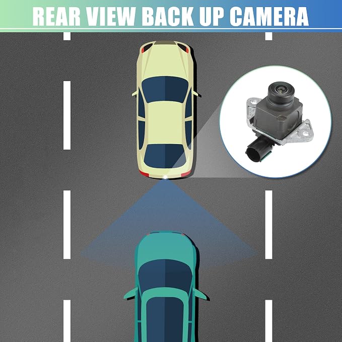 X AUTOHAUX Car Rear View Camera No.68137943AF/68137943AG/68137943AH for Jeep Grand Cherokee 2014 2015