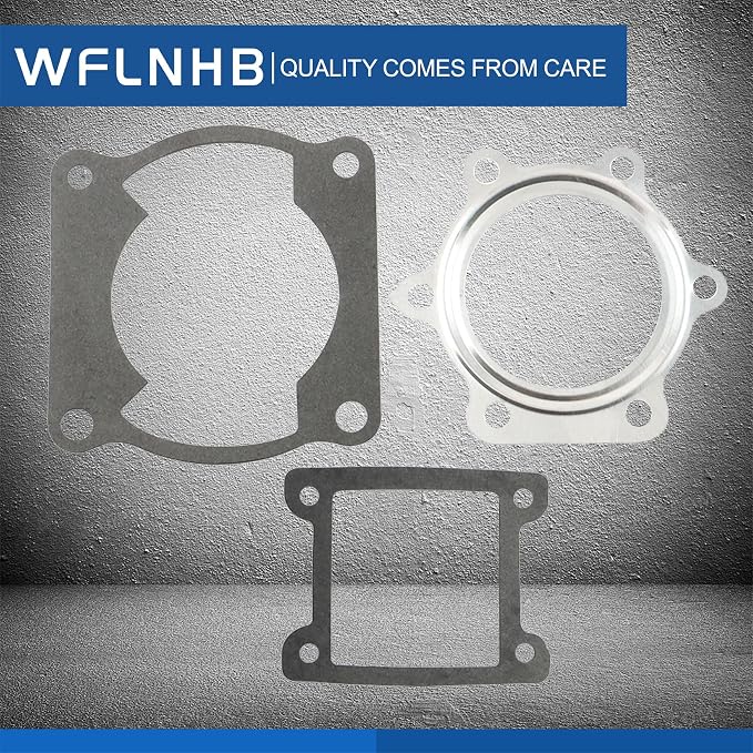 WFLNHB Cylinder Carburetor Piston Gasket Top End Kit Set | Replacement for Yamaha Blaster 200 YFS200