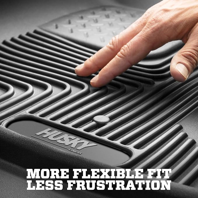 Husky Liners X-act Contour Floor Mats | Fits 2020-2026 Ford Explorer | Front Row, 2-pc Black - 54871
