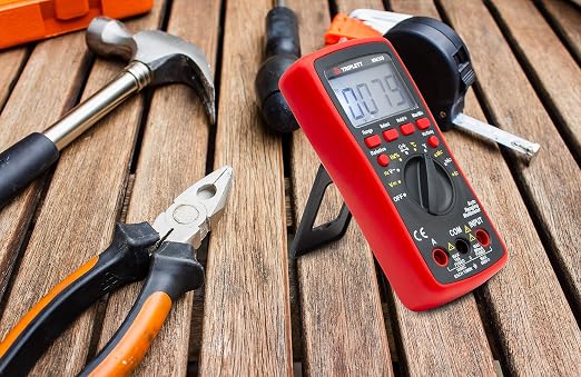 Triplett MM350 True RMS 4000 Count Manual Ranging Digital Multimeter - AC/DC Voltage, AC/DC Current, Resistance, Temperature, Diode, Continuity