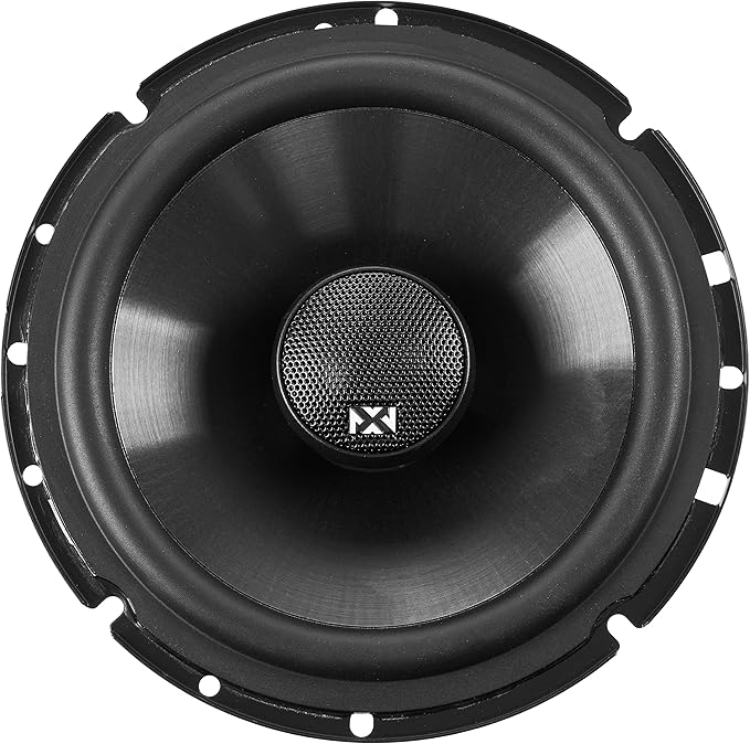 NVX VSP65 6.5" Premium Car Speakers, 600W Max, 200W RMS, 2-Way 6-1/2 inch Coaxial w/ 1" Silk Dome Tweeters & Built-in X-Overs, Easy to Install in Cars/Trucks/Doors (Pair)