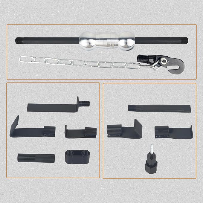 DAYUAN 19pcs Front Wheel Drive Bearing Removal Tool Kit Bundle with 13PC Dent Puller with Slide Hammer Auto Body Truck Repair Tool Kit Set
