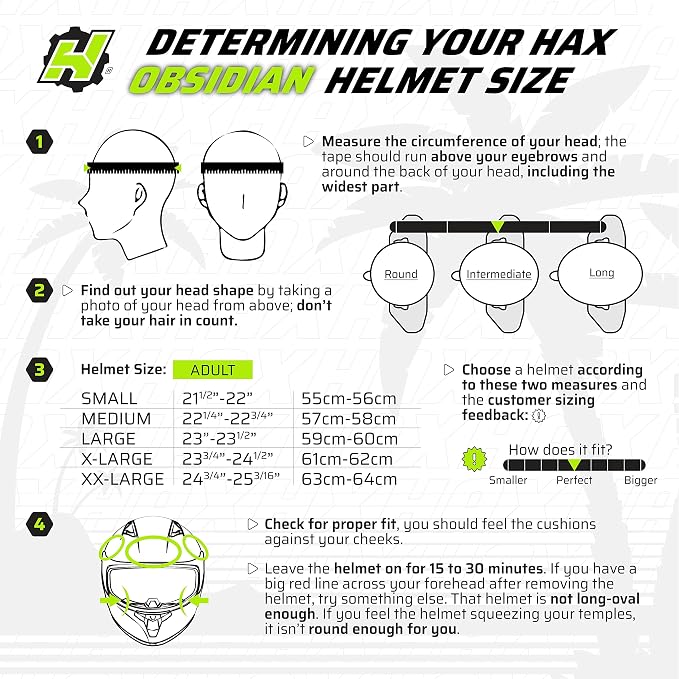 HAX Obsidian Full Face Dual Visor Adult Motorcycle Helmet for Motorbike Street Bike with Pinlock Ready DOT Approved HUICHIOL Green M