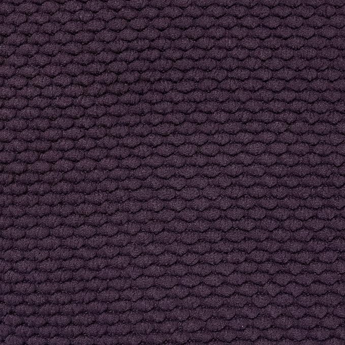 Sweet Home Collection Cushion Memory Foam Chair Pads Honeycomb Nonslip Back Seat Cover 16" x 16" 6 Pack Eggplant Purple