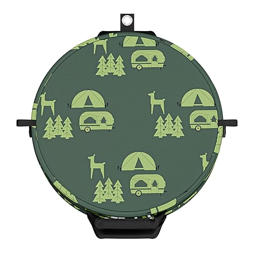 30 Gallon Collapsible Pop-Up Trash Can for RV's, Camping, Recycling, Yard Waste, Leaf Bag, Children Toy Bin (Trash Can)