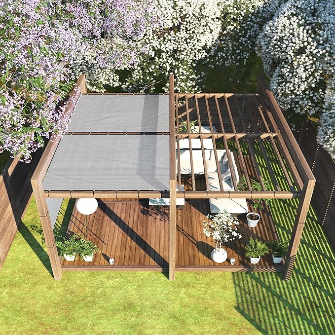 ColourTree Customized Size Fence Screen Privacy Screen Grey 4' x 112’ - Commercial Grade 170 GSM - Heavy Duty - 3 Years Warranty - Cable Zip Ties Included