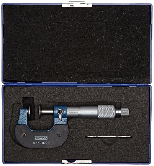 Fowler 52-250-111-1, Disc Micrometer with 0-1" Measuring Range