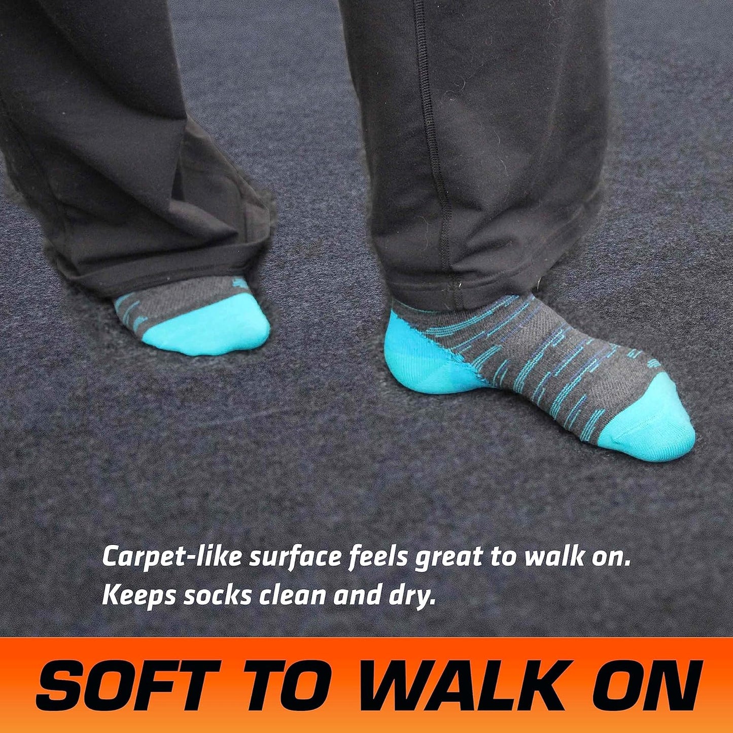 Armor All Garage Floor Runner Mat, (108" x 30'), Protects Surfaces, Transforms Garage, Absorbent, Waterproof, Durable, Trimmable (USA Made) (Charcoal)