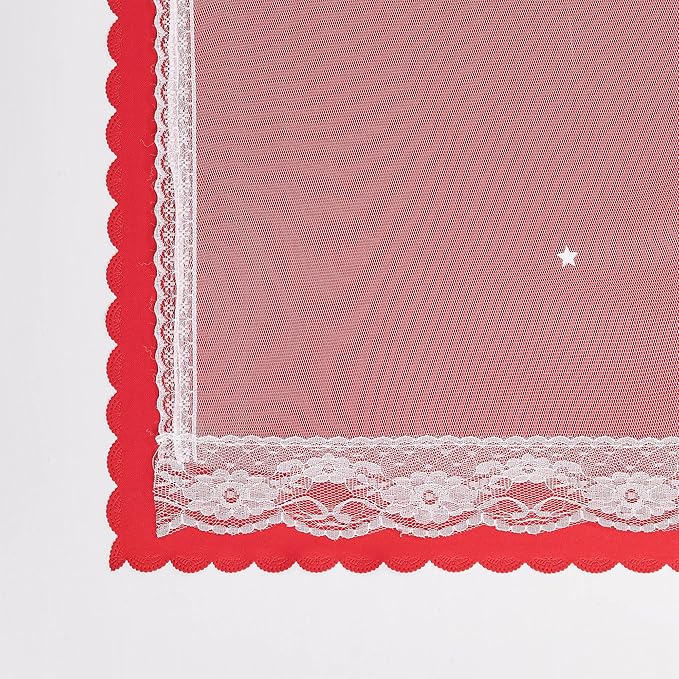XiDi Black Out Curtains for Bedroom Windows, Girls Room Decor, Unicorn Design for Kids, Living Room - 63 Inches Long 52 Inches Wide, 2 Panel Set, Red