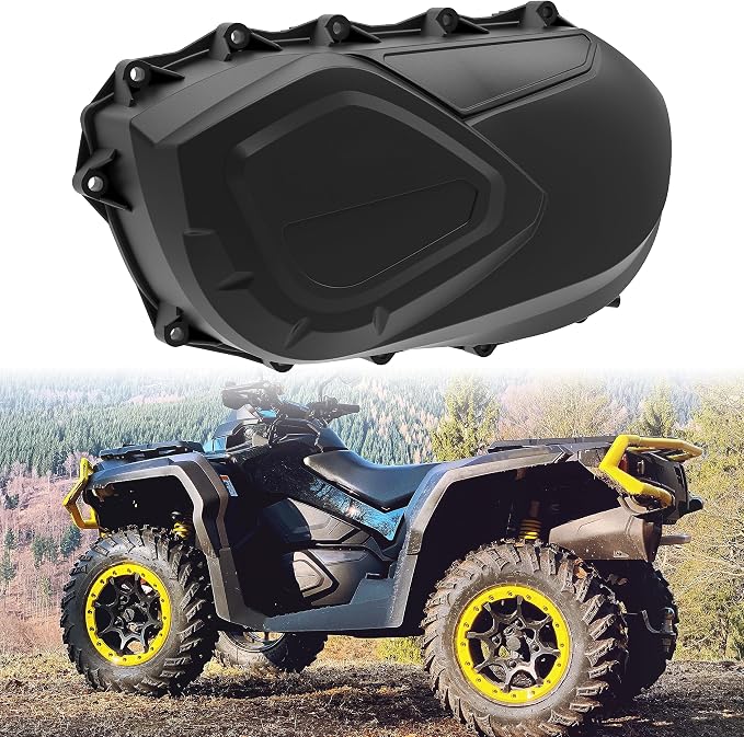 SAUTVS Cvt Air Guide Outer Clutch Cover, CVT Variator Clutch Housing Outer Clutch Drive Belt Cover for Can Am Outlander Renegade 500 570 800 850 1000 2007-2024 Accessories (1PCS, Replace #420611397)