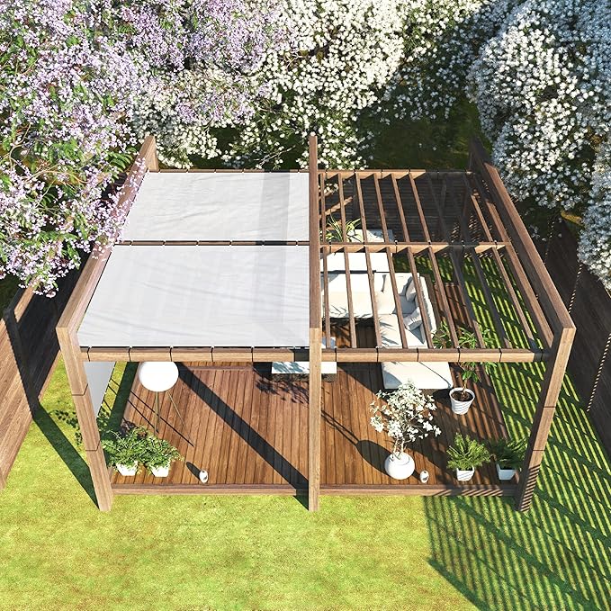 ColourTree Customized Size Fence Screen Privacy Screen White 4' x 89' - Commercial Grade 170 GSM - Heavy Duty - 3 Years Warranty - Cable Zip Ties Included