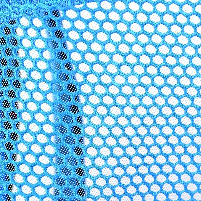 Goldfire Front Rear Window Wind Screen Shade Shield Cover Window Mesh Net Door Scratch Prevention Protection Soft Top Mesh Roof Sunshade Cover FIts for UTV Polaris RZR (Blue)