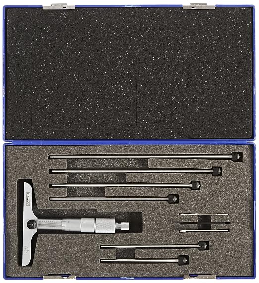 Fowler 52-225-116-0, Vernier Depth Micrometer with 0-6" Measuring Range