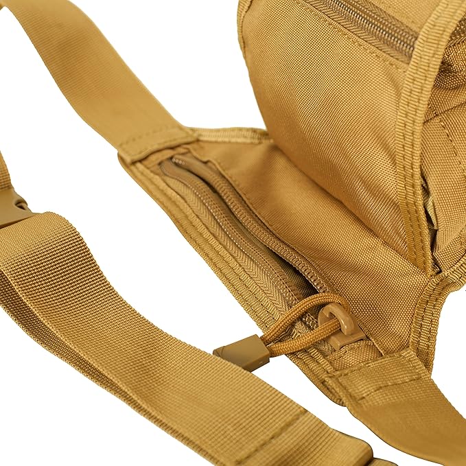 Seibertron Multi-Purpose Waterproof Sports Riding Racing Motorcycle Leg Bag Tool Phone Travel Bag Khaki