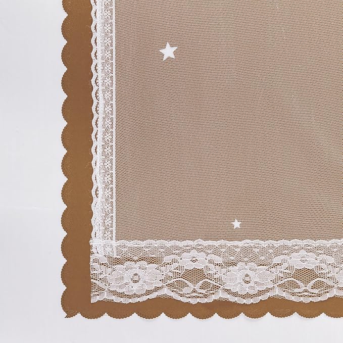 XiDi Blackout Curtains for Bedroom Windows - Unicorn Pattern, 63 in x 34 in, 2 Panels, Brown