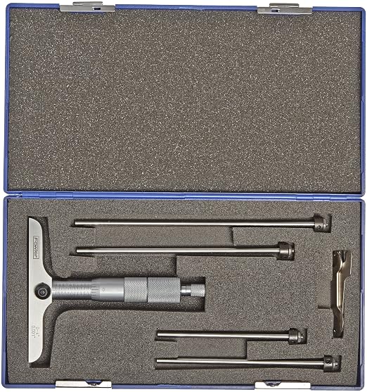 Fowler 52-225-114-0, Vernier Depth Micrometer with 0-4" Measuring Range